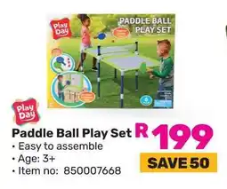 Game Play Day Paddle Ball Play Set offer