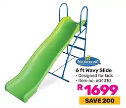 Game BOUNCEKING 6 ft Wavy Slide offer