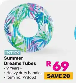 Game INTEX Summer Dreams Tubes offer