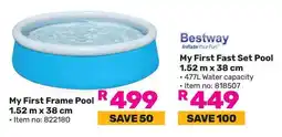 Game Bestway My First Frame Pool offer