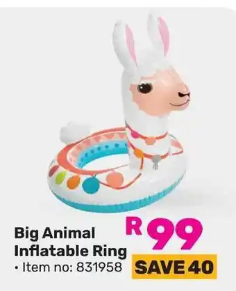 Game Big Animal Inflatable Ring offer