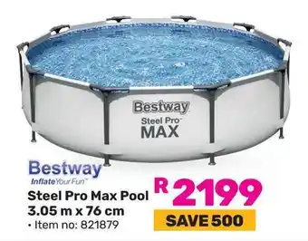 Game Bestway Steel Pro Max Pool offer