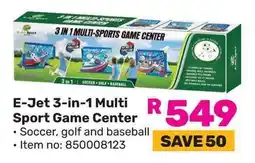 Game E-Jet 3-in-1 Multi Sport Game Center offer