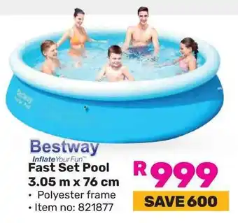 Game Bestway Fast Set Pool offer