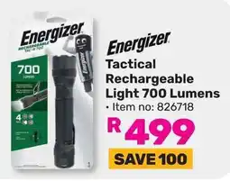 Game Energizer Tactical Rechargeable Light 700 Lumens offer