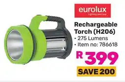 Game Eurolux Rechargeable Torch (H206) offer