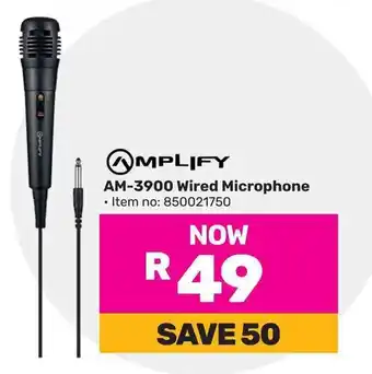 Game AMPLIFY AM-3900 Wired Microphone offer