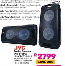 Game JVC Trolley Speaker offer