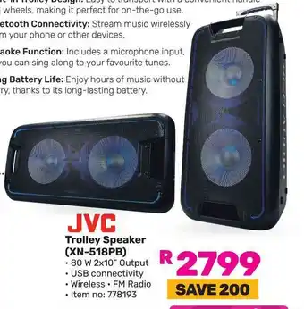 Game JVC Trolley Speaker offer