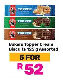 Game Bakers Topper Cream Biscuits Assorted offer