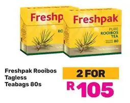 Game Freshpak Rooibos Tagless Teabags offer