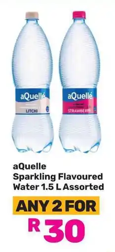 Game aQuelle Sparkling Flavoured Water Assorted offer