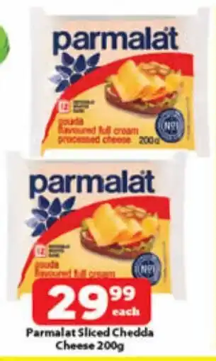 Check Save Parmalat Sliced Chedda Cheese offer