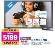 Game Samsung 40" (101cm) Smart LED TV 40N5300 offer