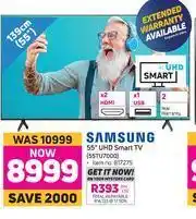Game Samsung 55" (139cm) UHD Smart TV 55TU7000 offer