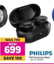Game Philips TWS Earphones (Black) offer