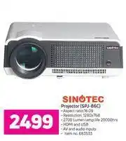 Game Sinotech Projector SPJ-86C offer