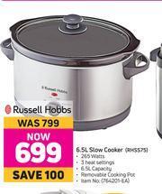 Game Russell Hobbs 6.5L Slow Cooker RHSS75 offer