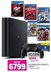 Game PS4 500GB OM 7 + Knack 2 Rage 2 offer