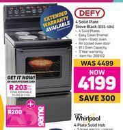 Game Defy 4 Solid Plate Stove Black DSS-494 offer