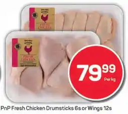 Pick n Pay PnP Fresh Chicken Drumsticks or Wings offer