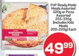 Pick n Pay PnP Ready Made Meals Assorted or Pizza Assorted (Includes Kidz Meals) offer