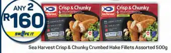 Pick n Pay Sea Harvest Crisp & Chunky Crumbed Hake Fillets Assorted offer