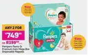 Game Pampers Pants Or Premium Care Mega Box Disposable Nappies-Each offer