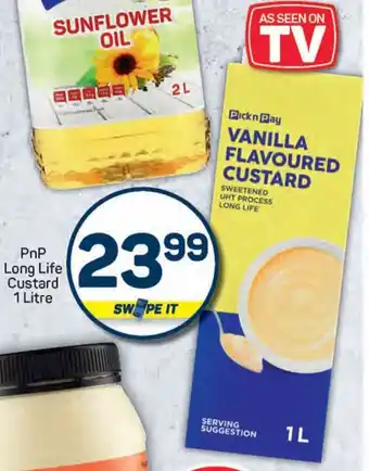 Pick n Pay PnP Long Life Custard offer