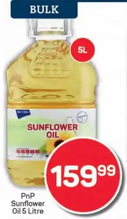 Pick n Pay PnP Sunflower Oil offer