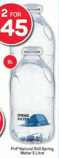 Pick n Pay PnP Natural Still Spring Water offer