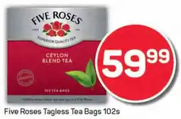 Pick n Pay Five Roses Tagless Tea Bags offer