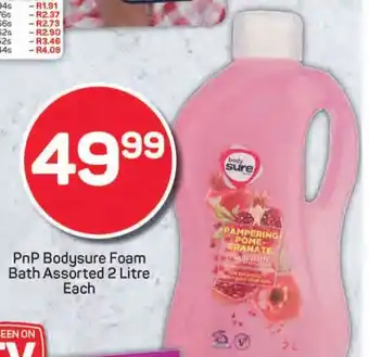 Pick n Pay PnP Bodysure Foam Bath Assorted offer