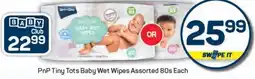 Pick n Pay PnP Tiny Tots Baby Wet Wipes Assorted offer