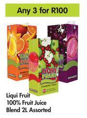 Game Liqui Fruit 100% Fruit Juice Blend Assorted-For Any 3 x 2Ltr offer