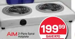 Pick n Pay AIM 2-Plate Spiral Hotplate offer