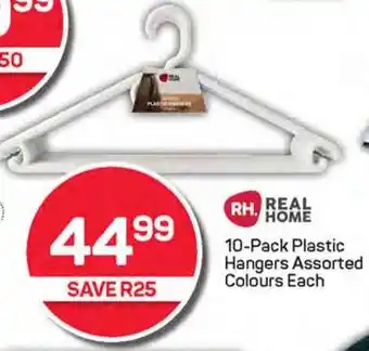 Pick n Pay REAL HOME Plastic Hangers Assorted offer