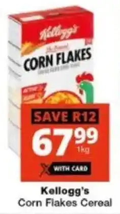 Checkers Hyper Kellogg's Corn Flakes Cereal offer