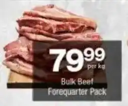 Checkers Hyper Bulk Beef Forequarter Pack offer