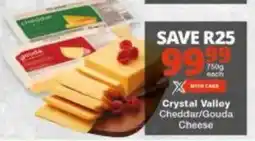 Checkers Hyper Crystal Valley Cheddar/Gouda Cheese offer