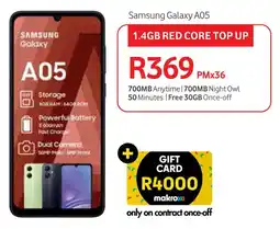 Makro SAMSUNG Galaxy A05 offer