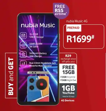 Makro nubia Music 4G offer