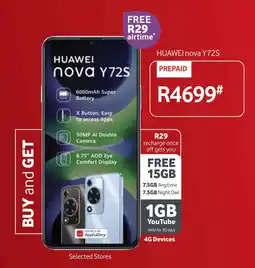 Makro HUAWEI nova Y72S offer