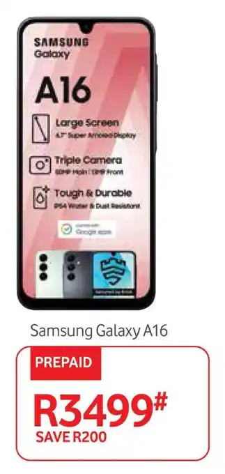 Makro Samsung Galaxy A16 offer