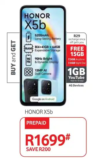 Makro HONOR X5b offer