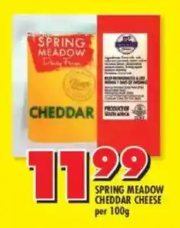 Shoprite Spring meadow cheddar cheese offer