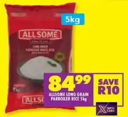 Shoprite Allsome long grain parboiled rice offer