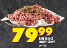 Shoprite Beef mince loose serve offer