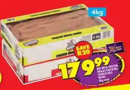 Shoprite Big nick frozen braai/chicken/ chakalaka wors offer