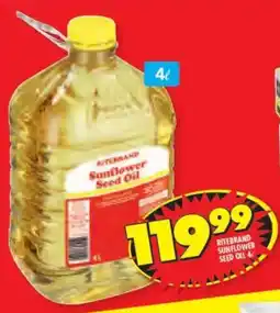 Shoprite Ritebrand sunflower seed oil offer